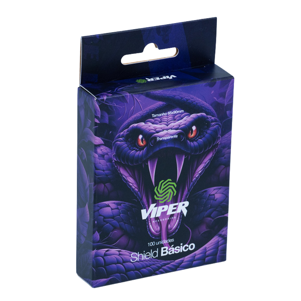 Viper Acessórios - Shield Básico Transparente - 65x90mm (100 Unidades)
