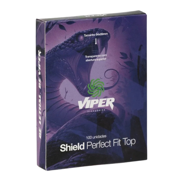 Shield Perfect Fit Top Viper 64x89mm, 100 inner sleeves para double sleeving TCG