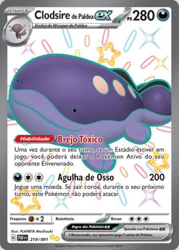 Clodsire de Paldea PAF219 Pokemon Destinos de Paldea PT NM - Universo Cards