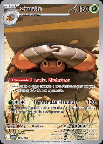 Pokémon - Rivais Predestinados - Crustle (DRI186) - NM