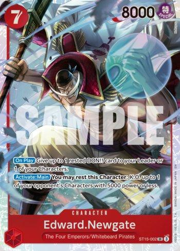 One Piece TCG - Premium Booster 02 - Edward.Newgate (ST15-002) Reprint - NM
