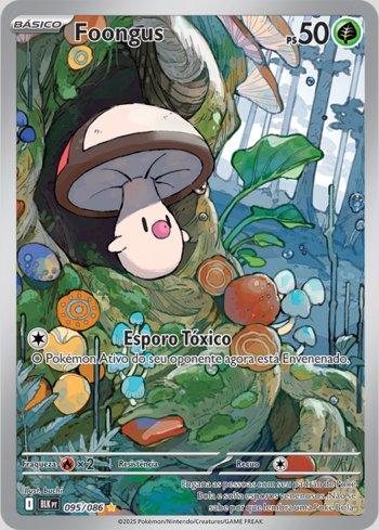 Pokémon - Raio Preto - Foongus (BLK095) - NM
