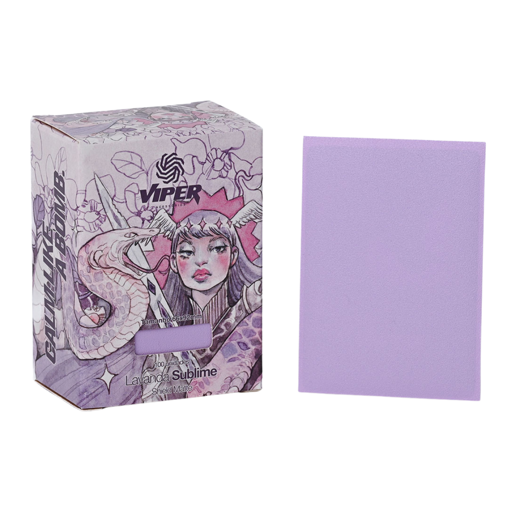 Viper Acessórios - Shield Matte - Lavanda Sublime - 66x92mm (100 Unidades)