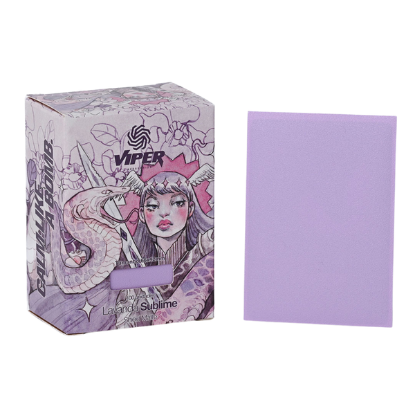 Shield Matte Viper Lavanda Sublime 66x92mm, 100 sleeves para cartas TCG