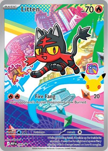 Pokémon - Mega Evolution Promos - Litten (MEP044) - NM