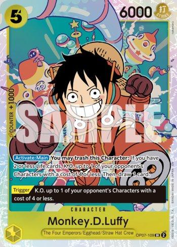 One Piece TCG - Premium Booster 02 - Monkey.D.Luffy (OP07-109) Reprint - NM