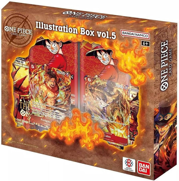 Caixa colecionável One Piece Card Game IB-05 (Illustration Box Vol.5) em inglês, lacrada e 100% original Bandai