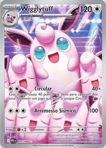 Pokémon - Megaevolução - Fogo Fantasmagórico - Wigglytuff (PFL105) - NM