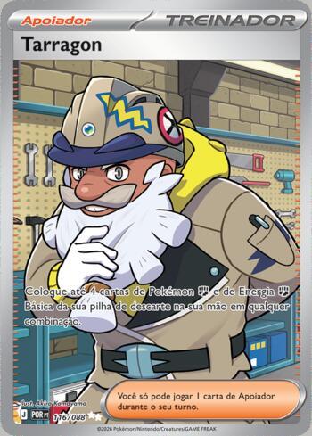 Carta Pokémon Tarragon (POR116), Megaevolução Equilíbrio Perfeito, estado Near Mint