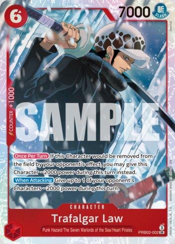 One Piece TCG - Premium Booster 02 - Trafalgar Law (PRB02-002) - NM