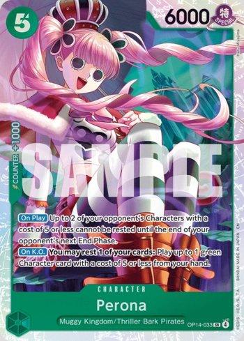 One Piece TCG - The Azure Sea's Seven - Perona (OP14-033) - NM