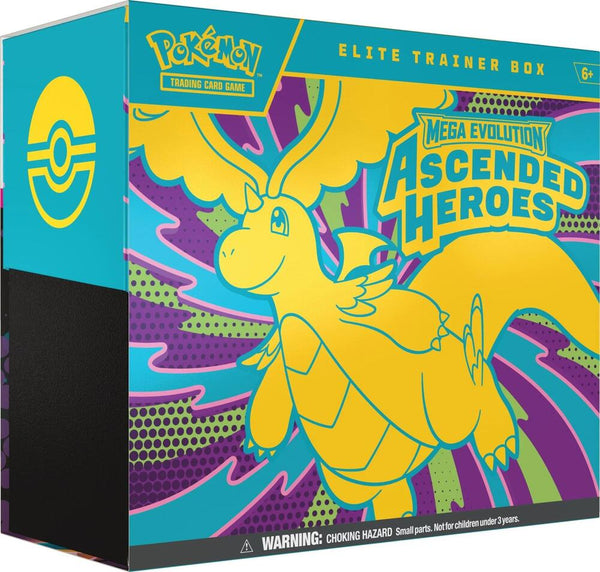 Coleção Treinador Avançado (ETB) Pokémon Mega Evolution Ascended Heroes (ME2.5) em inglês, lacrada e 100% original