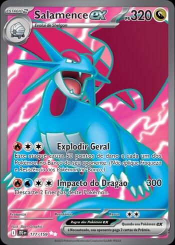 Salamence ex JTG177 Pokemon Amigos de Jornada PT NM - Universo Cards