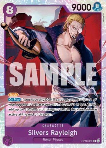 One Piece TCG - Carrying On His Will - Silvers Rayleigh (OP13-066) - NM