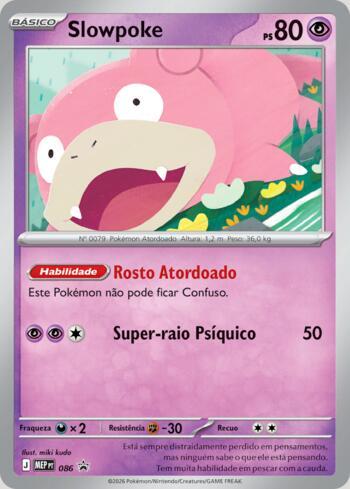 Pokémon - Megaevolução Promos - Slowpoke (MEP086) - NM