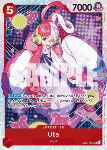 One Piece TCG - Extra Booster 03 Heroines Edition - Uta (EB03-003) - NM