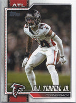 Card Topps Flagship Football 2026 A.J. Terrell Jr. Atlanta Falcons #9, frente