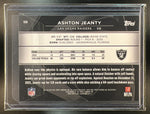 Verso do card Topps Chrome Black 2025 Ashton Jeanty #125, Las Vegas Raiders