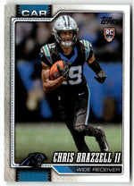 Rookie card Topps Flagship Football 2026 Chris Brazzell II Carolina Panthers #326, frente