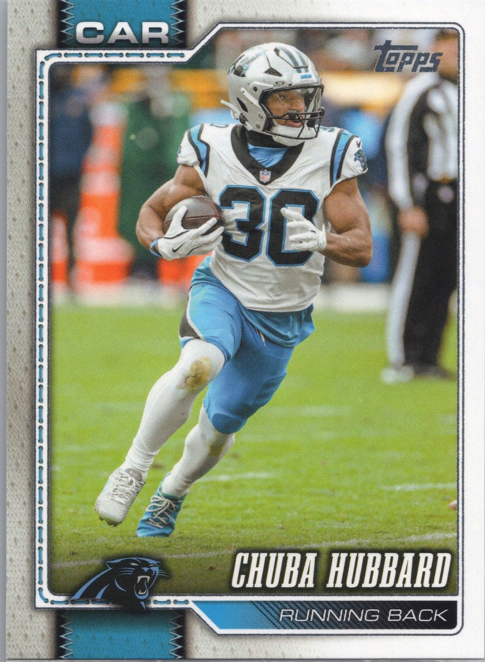 Topps NFL - Topps Flagship Football 2026 - Chuba Hubbard (#28) Base - Carolina Panthers - NM