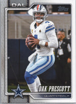 Card Topps Flagship Football 2026 Dak Prescott Dallas Cowboys #53, frente