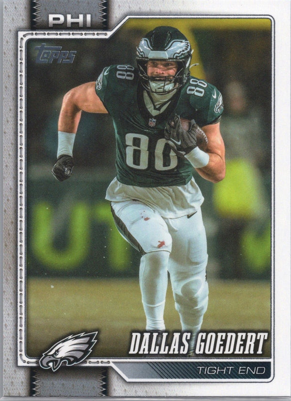 Card Topps Flagship Football 2026 Dallas Goedert Philadelphia Eagles #170, frente