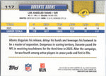 Verso do card Davante Adams #117, Los Angeles Rams, Topps Flagship Football 2026