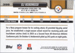 Verso da rookie card Eli Heidenreich #398, Pittsburgh Steelers, Topps Flagship Football 2026