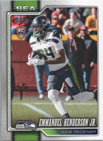 Rookie card Topps Flagship Football 2026 Emmanuel Henderson Jr. Seattle Seahawks #392, frente