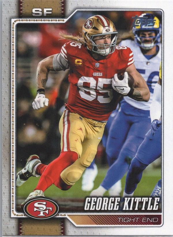 Card Topps Flagship Football 2026 George Kittle San Francisco 49ers #183, frente