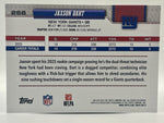 Verso do card Jaxson Dart #266, New York Giants, Topps Flagship Football 2026