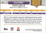 Verso do card Kyler Murray #4, Minnesota Vikings, Topps Flagship Football 2026