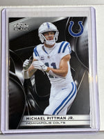 Card Topps Chrome Black 2025 Michael Pittman Jr. Indianapolis Colts #46, frente