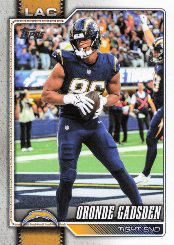 Card Topps Flagship Football 2026 Oronde Gadsden Los Angeles Chargers #109, frente