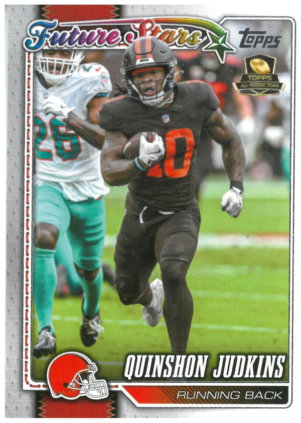Card Topps Flagship Football 2026 Quinshon Judkins Cleveland Browns, Future Stars All-Rookie Team #267, frente