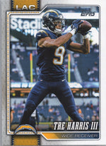 Card Topps Flagship Football 2026 Tre Harris III Los Angeles Chargers #106, frente