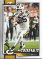 Card Topps Flagship Football 2026 Tucker Kraft Green Bay Packers #73, frente