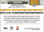 Verso do card Tucker Kraft #73, Green Bay Packers, Topps Flagship Football 2026